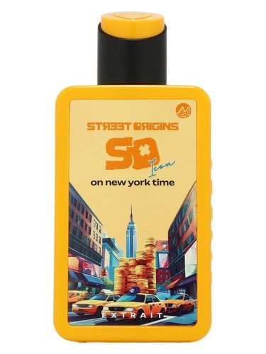 Street Origins On New York Time fragrance bottle