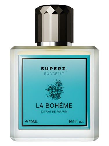 Superz. La Bohéme fragrance bottle