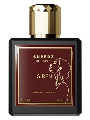 Superz. Siren fragrance bottle
