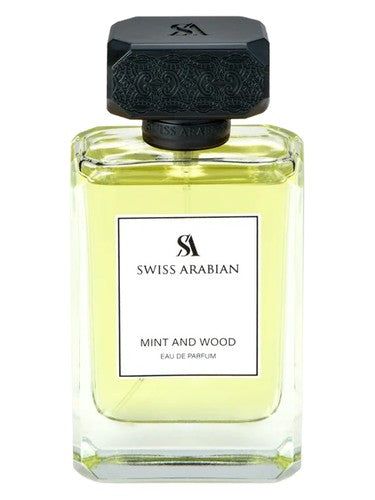 Swiss Arabian Mint and Wood fragrance bottle