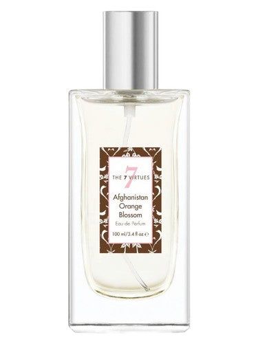 The 7 Virtues Afghanistan Orange Blossom fragrance bottle