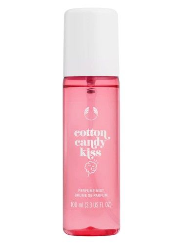 The Body Shop Cotton Candy Kiss fragrance bottle