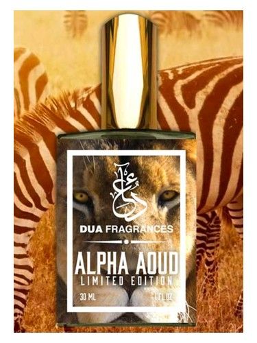 The Dua Brand Alpha Aoud fragrance bottle