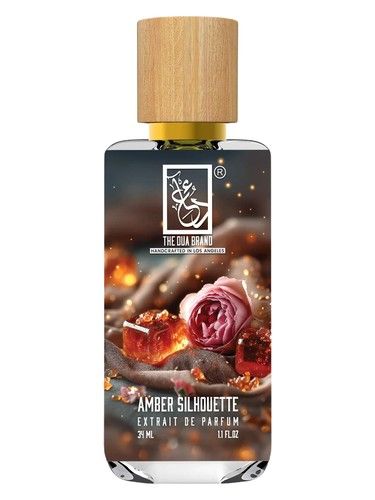 The Dua Brand Amber Silhouette fragrance bottle