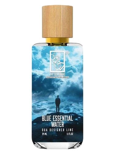 The Dua Brand Blue Essential Water fragrance bottle