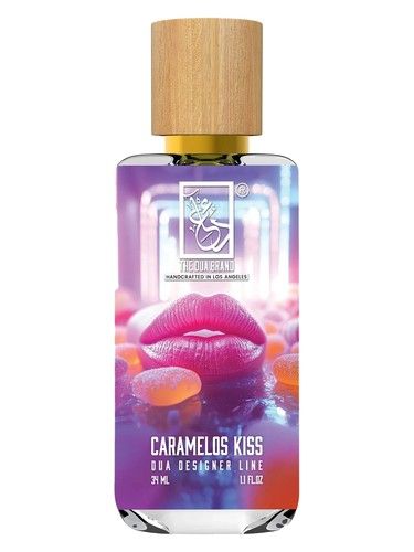 The Dua Brand Caramelos Kiss fragrance bottle