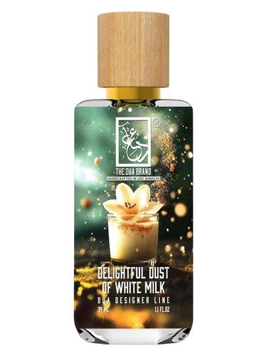 The Dua Brand Delightful Dust of White Milk fragrance bottle