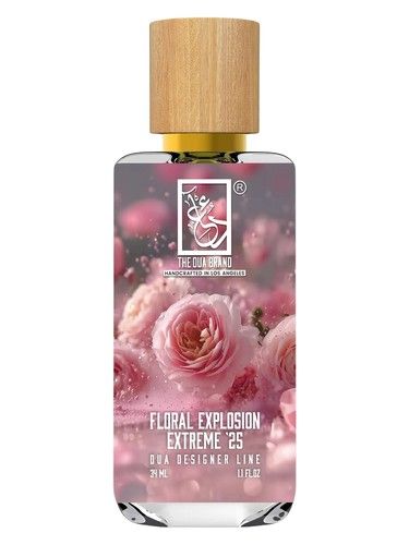 The Dua Brand Floral Explosion Extreme '25 fragrance bottle