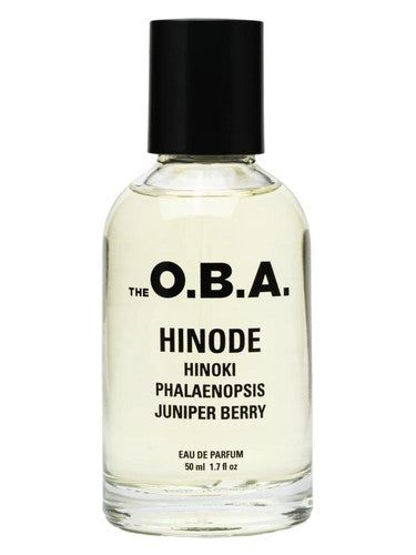 The O.B.A. HINODE fragrance bottle