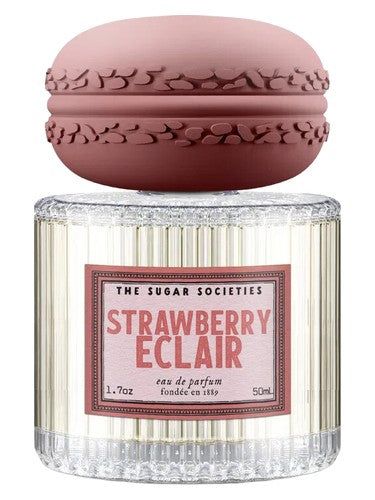 The Sugar Societies Strawberry Eclair fragrance bottle