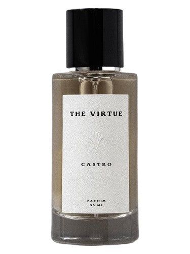 The Virtue Castro fragrance bottle