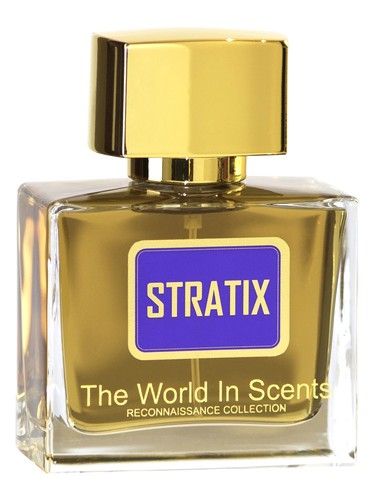 The World In Scents Stratix fragrance bottle