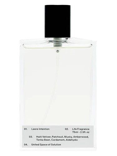 United Space of Solution Leere Intention fragrance bottle