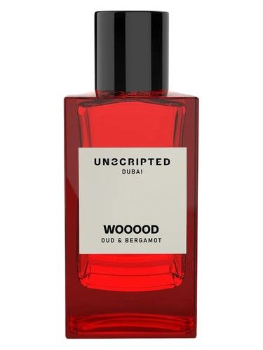 Unscripted Wooood fragrance bottle