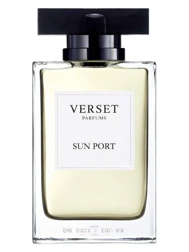 Verset Parfums Sun Port fragrance bottle