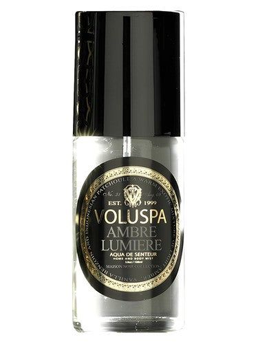 Voluspa Ambre Lumiere fragrance bottle
