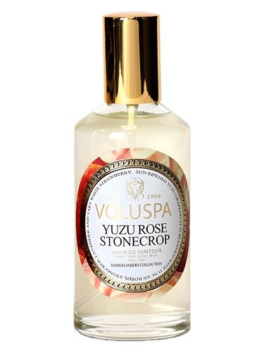 Voluspa Yuzu Rose Stonecrop fragrance bottle