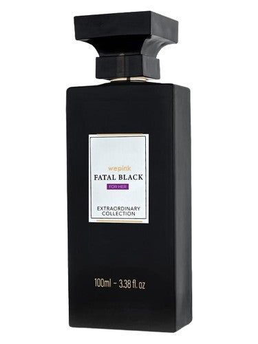 We Pink Fatal Black For Her fragrance bottle