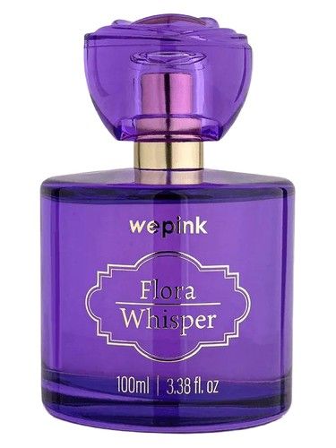 We Pink Flora Whisper fragrance bottle