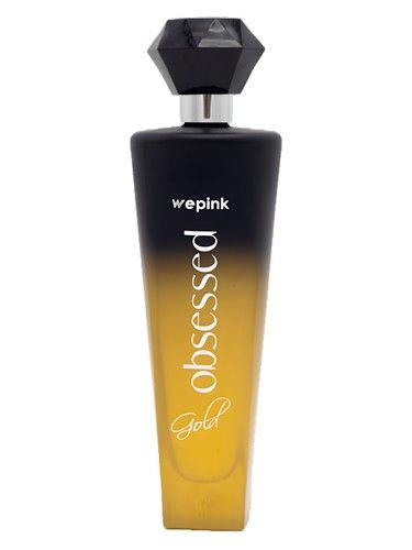 We Pink Obsessed Gold fragrance bottle
