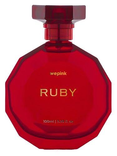 We Pink Ruby fragrance bottle