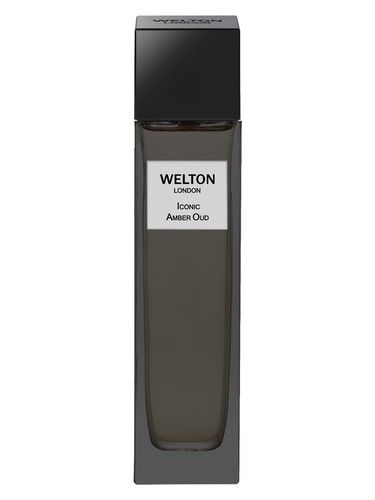 Welton London Iconic Amber Oud Eau de Parfum fragrance bottle