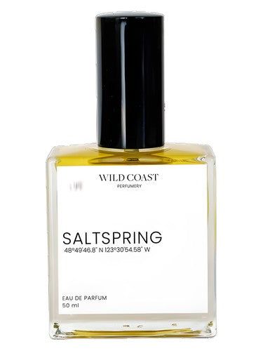 Wild Coast Perfumery Saltspring fragrance bottle