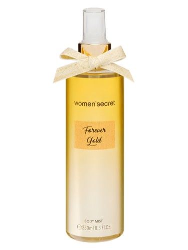 Women Secret Forever Gold Body Mist fragrance bottle