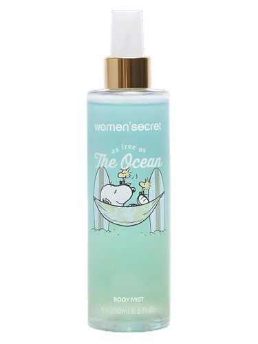 Women Secret The Ocean Snoopy fragrance bottle