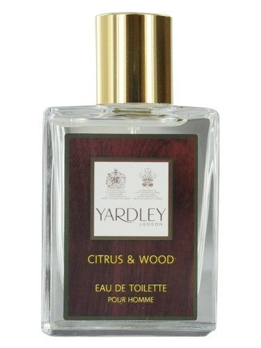 Yardley Citrus and Wood fragrance bottle