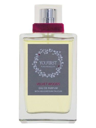You First Pura Rinascita Velvet Woods fragrance bottle