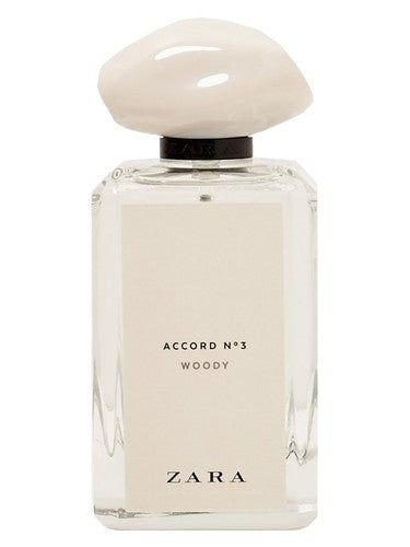 Zara Accord No 3 Woody fragrance bottle