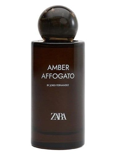 Zara Amber Affogato fragrance bottle
