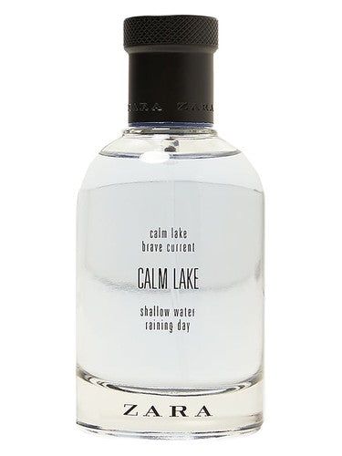 Zara Calm Lake fragrance bottle