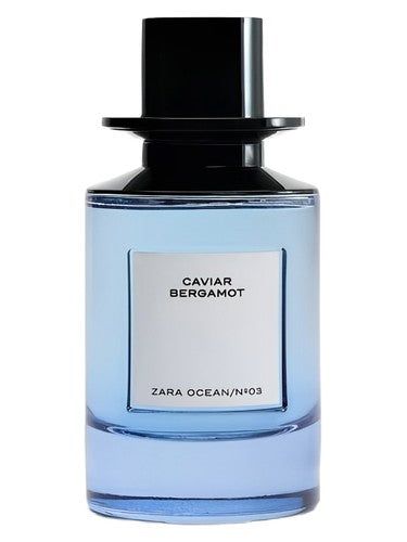 Zara Caviar Bergamot fragrance bottle