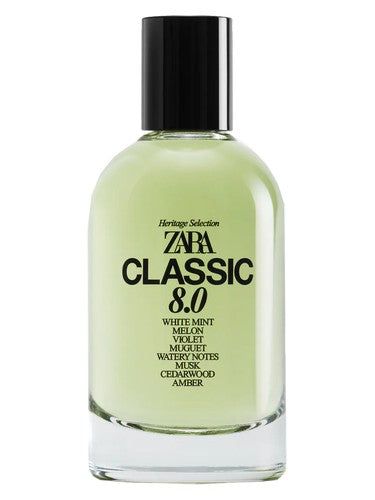 Zara Classics 8.0 fragrance bottle