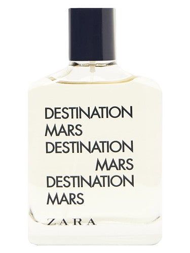 Zara Destination Mars fragrance bottle