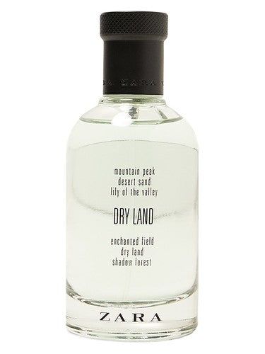 Zara Dry Land fragrance bottle
