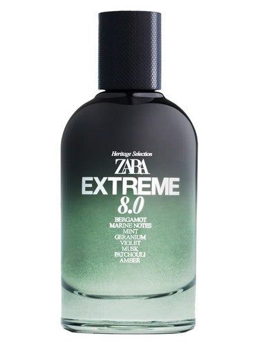 Zara Extreme 8.0 fragrance bottle