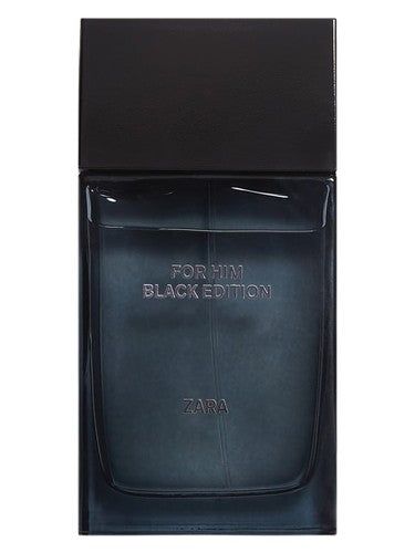 Zara For Him Black Edition 2022 fragrance bottle