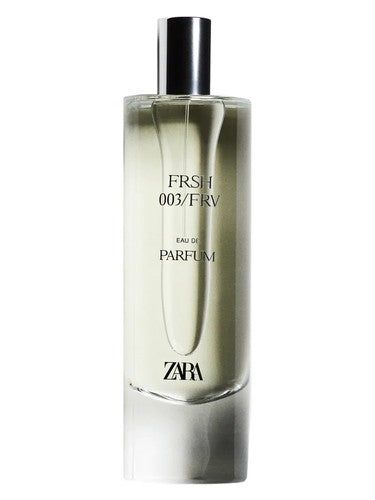 Zara FRSH 003/FRV fragrance bottle