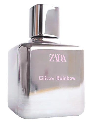 Zara Glitter Rainbow fragrance bottle