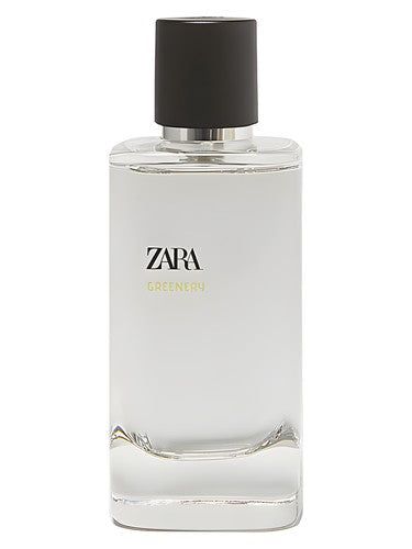 Zara Greenery fragrance bottle