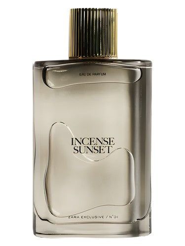 Zara Incense Sunset fragrance bottle