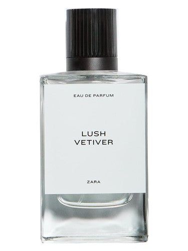 Zara Lush Vetiver fragrance bottle