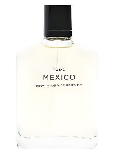 Zara Mexico Bulevard Puerta Del Hierro 4965 fragrance bottle