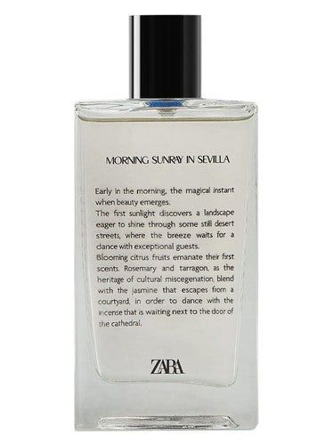 Zara Morning Sunray In Sevilla fragrance bottle