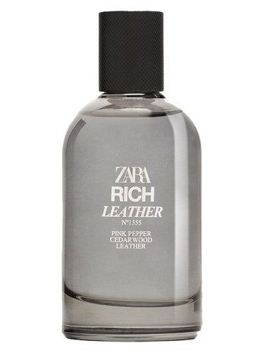 Zara Rich Leather Nº1555 fragrance bottle