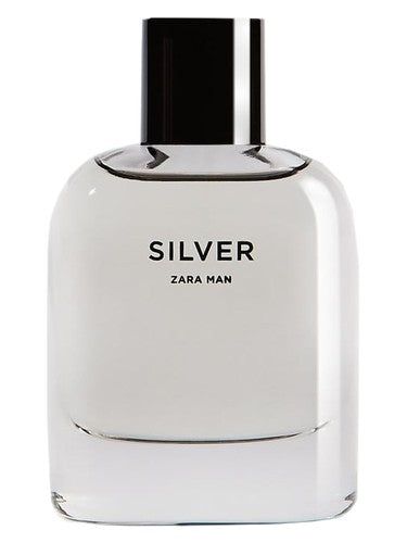 Zara Silver fragrance bottle