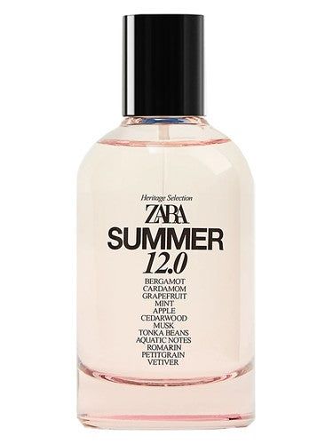 Zara Summer 12.0 fragrance bottle